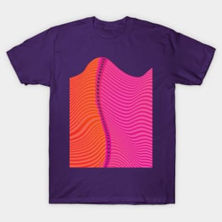 Abstract Line Art T-Shirt